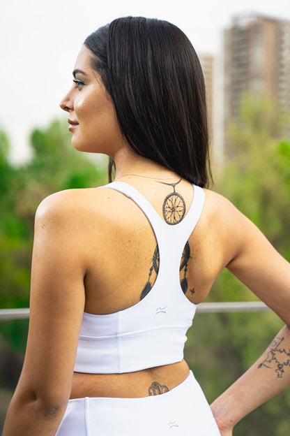 Brasier Deportivo Basic One Plus - Blanco Pure