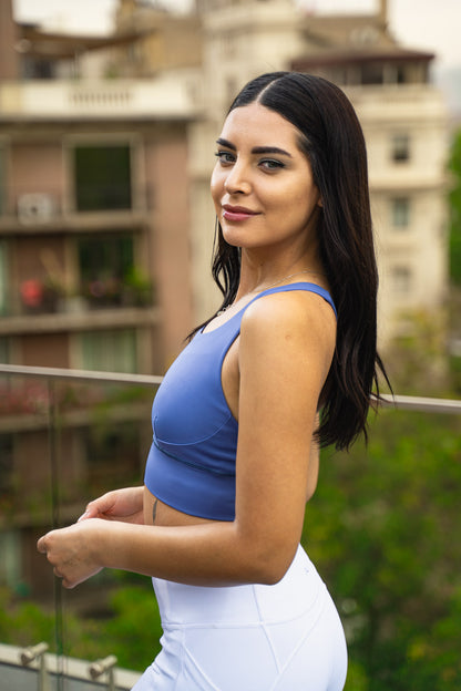 Brasier Deportivo Basic One Plus - Azul Denim