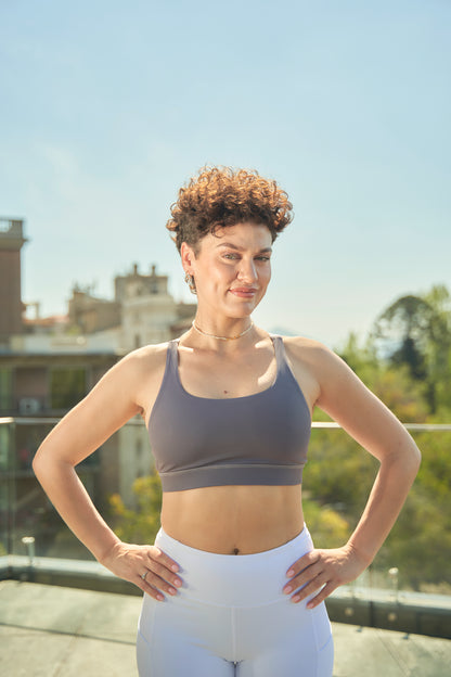 Brasier Deportivo CrissCross - Plomo Excalibur