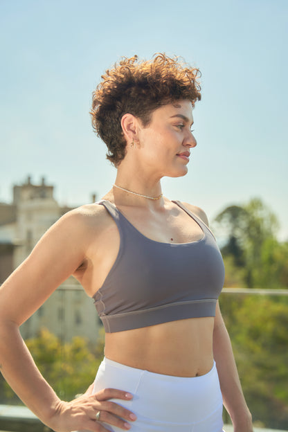 Brasier Deportivo CrissCross - Plomo Excalibur