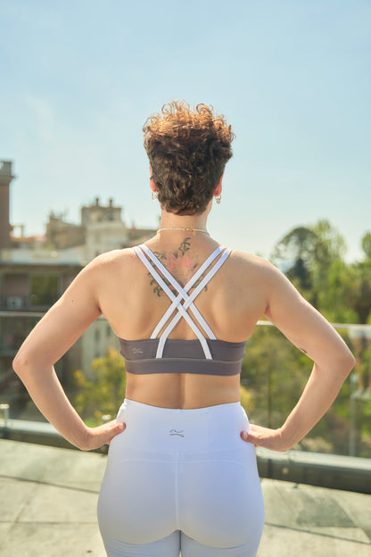 Brasier Deportivo CrissCross - Plomo Excalibur