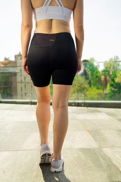 Calza Skin Feel 1 - Seven/short - Negro Pure