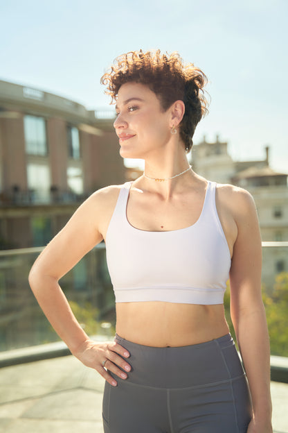 Brasier Deportivo CrissCross - Lila Hush