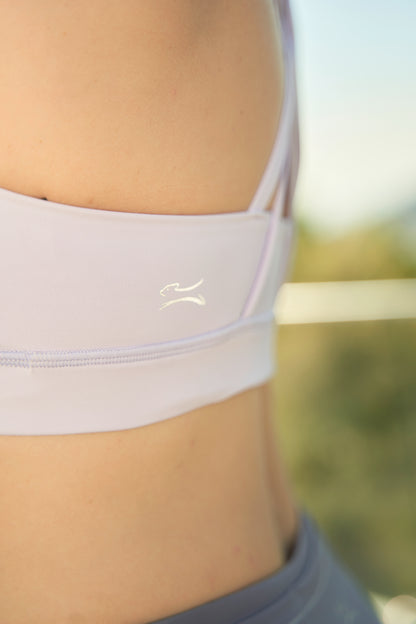 Brasier Deportivo CrissCross - Lila Hush