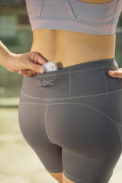 Calza Skin Feel 1 - Seven/short - Plomo Excalibur