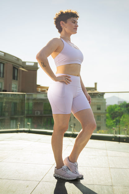 Calza Skin Feel 1 - Seven/short - Lila Hush