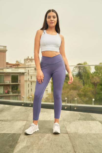 Calza Skin Feel 3 - Crossed - Azul Crown