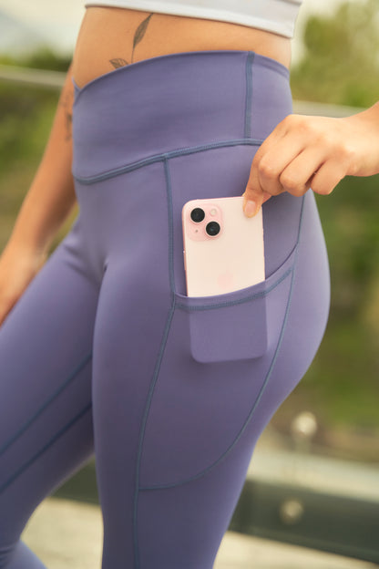 Calza Skin Feel 3 - Crossed - Azul Crown