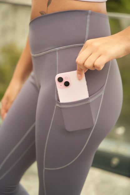 Calza Skin Feel 3 - Crossed - Plomo Excalibur