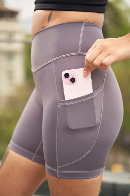 Calza Skin Feel 3 - Crossed/short - Plomo Excalibur