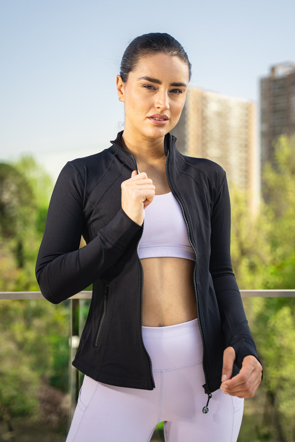 Chaqueta Flexible Fit - Negro Pure