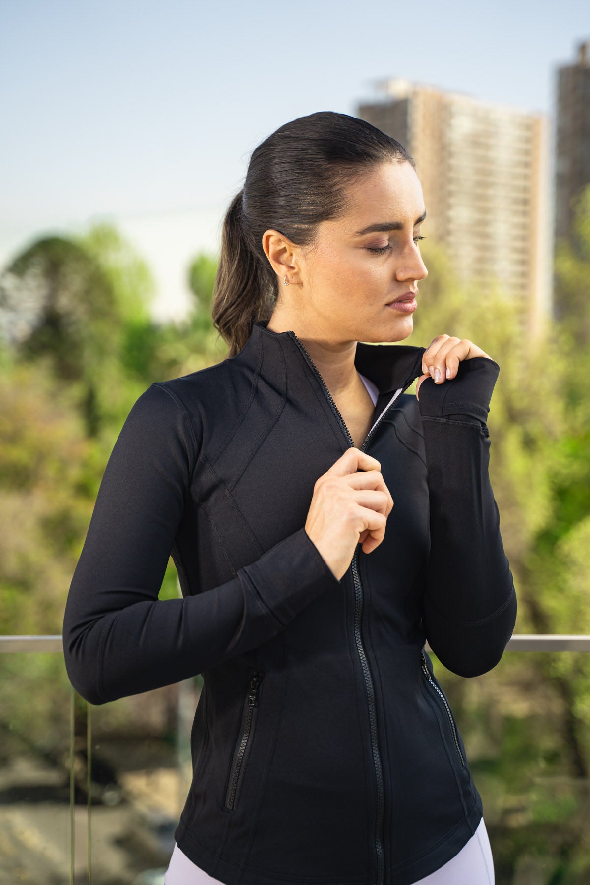 Chaqueta Flexible Fit - Negro Pure