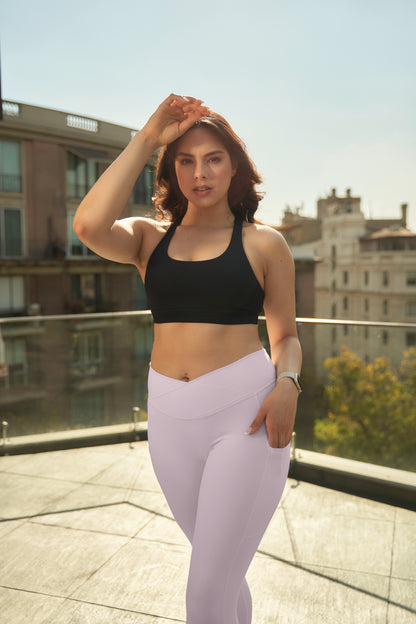 Calza Skin Feel 3 - Crossed - Lila Hush