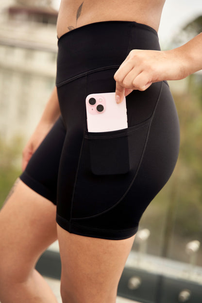 Calza Skin Feel 3 - Crossed/short - Negro Pure