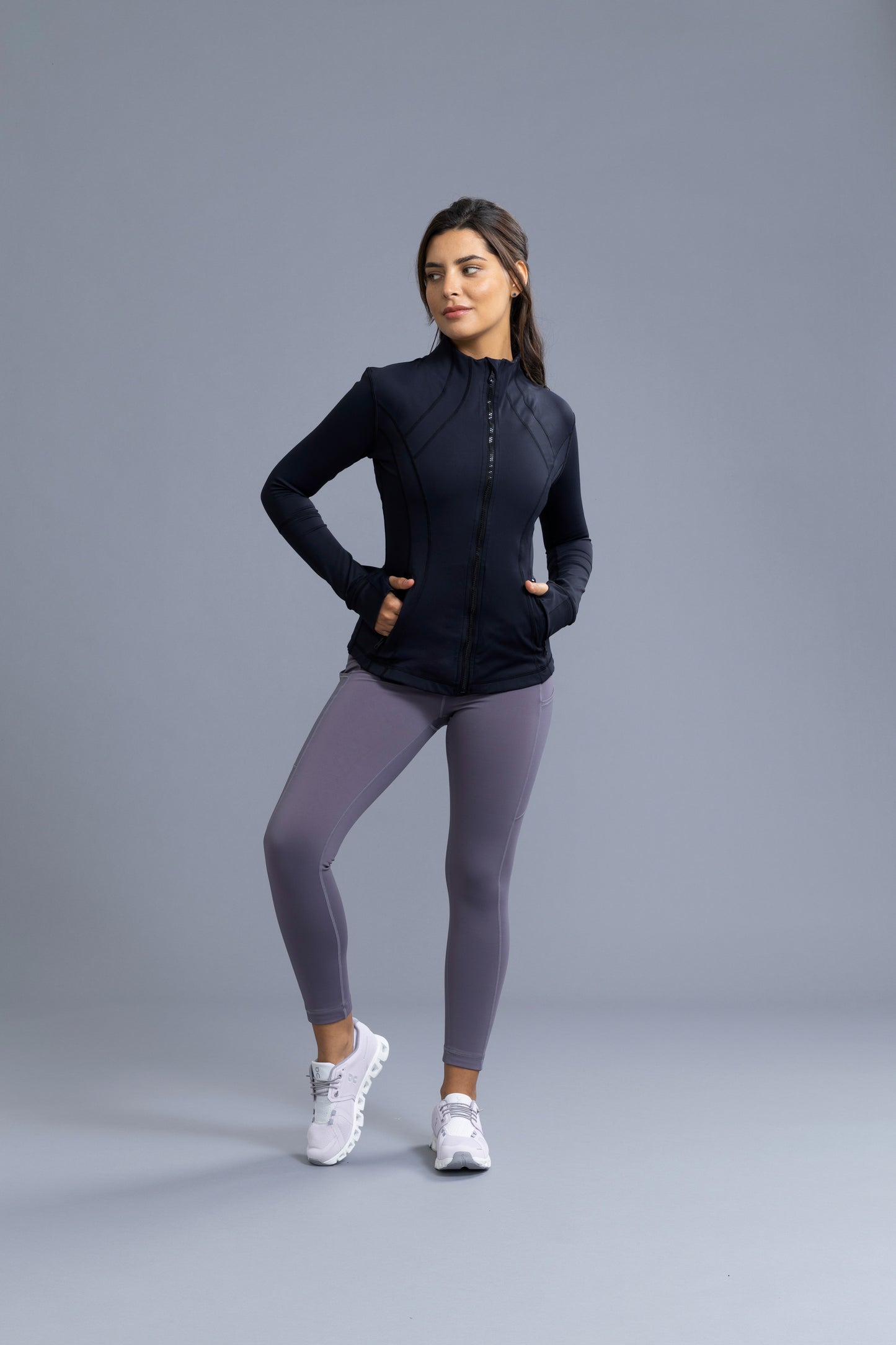 Chaqueta Flexible Fit - Negro Pure