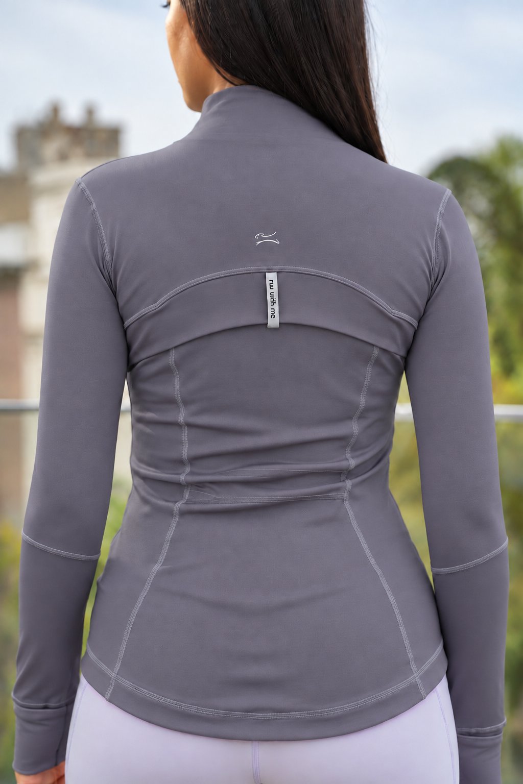 Detalle de la espalda respirable de Chaqueta Flexible Fit - Plomo Excalibur